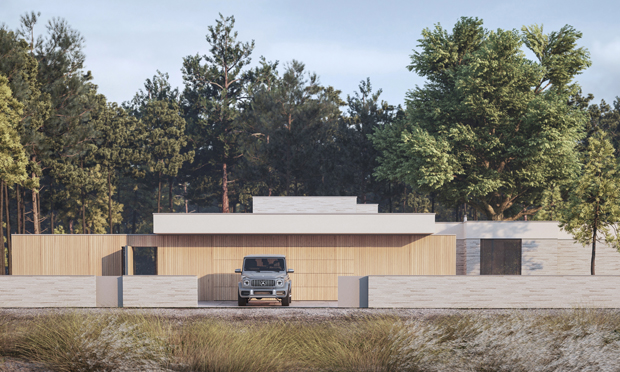 Dom przy pomnikowym dębie  /  okolice Kościana